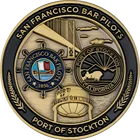 Ship Patriotism River Pilot 232 Ship Calls Challenge Coin Port Commemorative Copper Challenge Coin