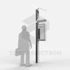 Bus Signage Bus Stop Low Solar Powered Consumption E-ink Epaper Color Display Digital Signage