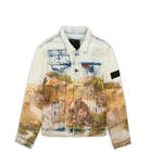 Denim Cotton Clothes China Factory Custom Printed Long Denim Jacket Men Cowboy Casual Cotton Jeans Coats Brand Clothes
