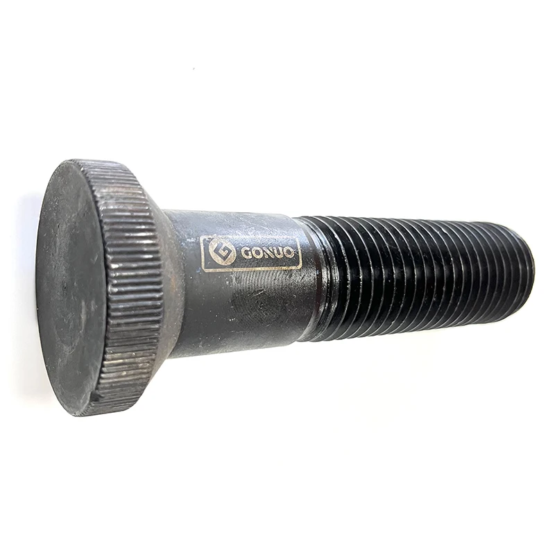 Black Oxide Round Head Knurling High Strength Bolt details