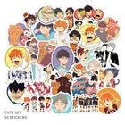 50PCS Japanese Anime Haikyuu Waterproof PVC Luggage Decoration Stickers