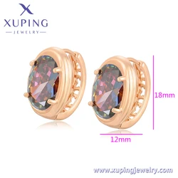 S00163651 xuping Top-ranking suppliers fashion jewelry children Anniversary Gift 18K gold color Huggie earring