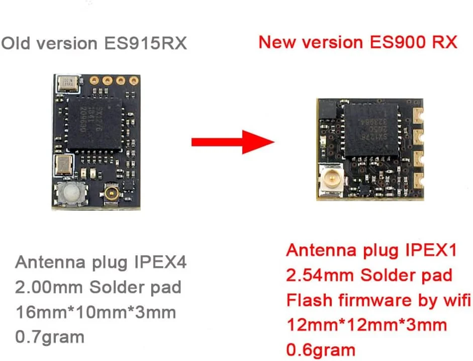 Hot Sales Happymodel Elrs Es900 Rx/tx Es900 Dual Rx Diversity Receiver ...