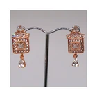 Cz Earrings New Fashion Designs Jewelry 18k Gold Cz Stone Earrings Women