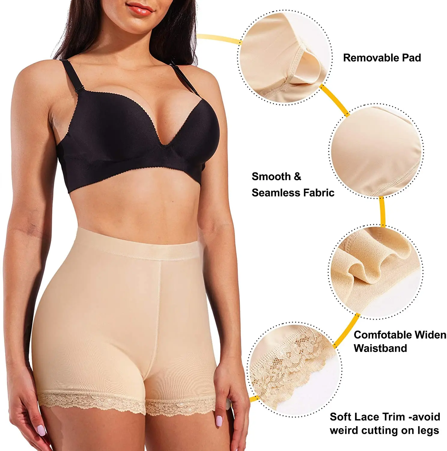 How do you attach a shapewear to a bra?