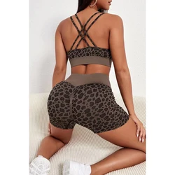 Dear-Lover Custom Logo Wholesale Women Fitness Gym Clothing Wrap Crop Top And Leggings Set Sportswear