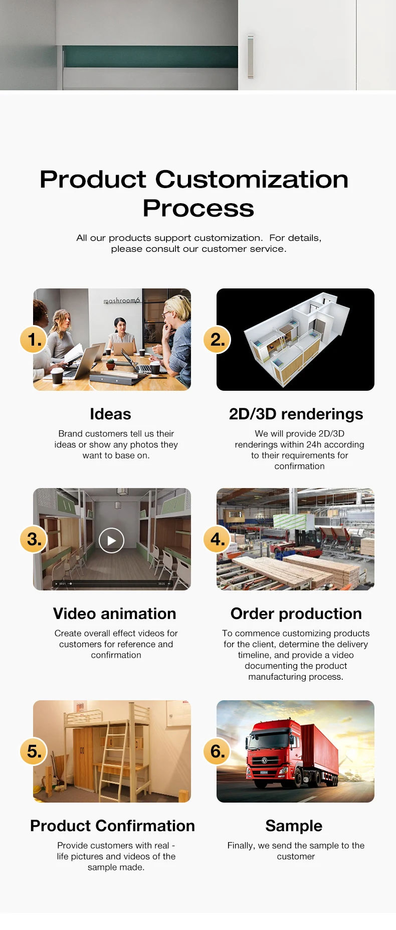 product modern single bed metal frame dormitory bunk bed with desk and wardrobe-7