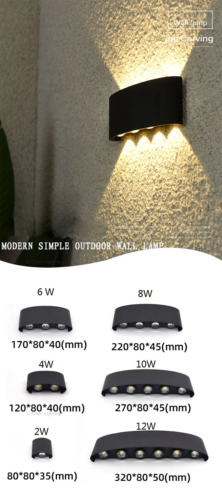 bd15 modern bracket light hotel creative aisle corridor bedroom bedside light led outdoor waterproof wall light -0