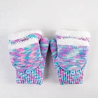 Top Girls Winter New Type Top Sale Double-layer Girls Manufacture Gloves Childrens Winter Gloves