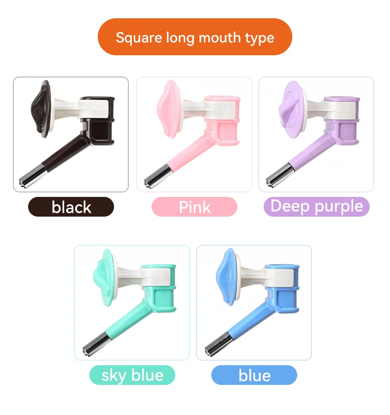 CUSTOM Plastic Hanging Style Dog Water Nozzle Dog Water Dispenser Pet Drinking Fountain on Cage factory