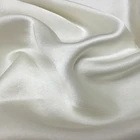 100% 19015 100% Pure White Mulberry Silk Twill Silk Fabric