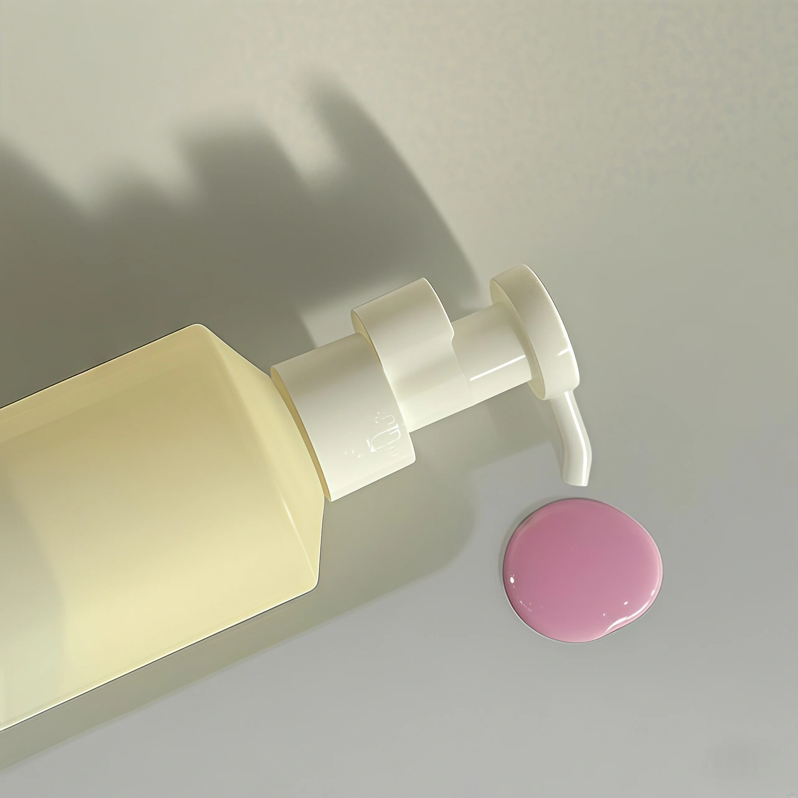 300ml-500ml PET Cylinder-Shaped Lotion Pump Bottle for Cosmetic Packaging with Customizable Logo Print