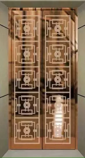 SUS 304 Spiegel 8k Farbe geätzte Edelstahlplatte Wandverkleidung Decken Aufzug Tür 6