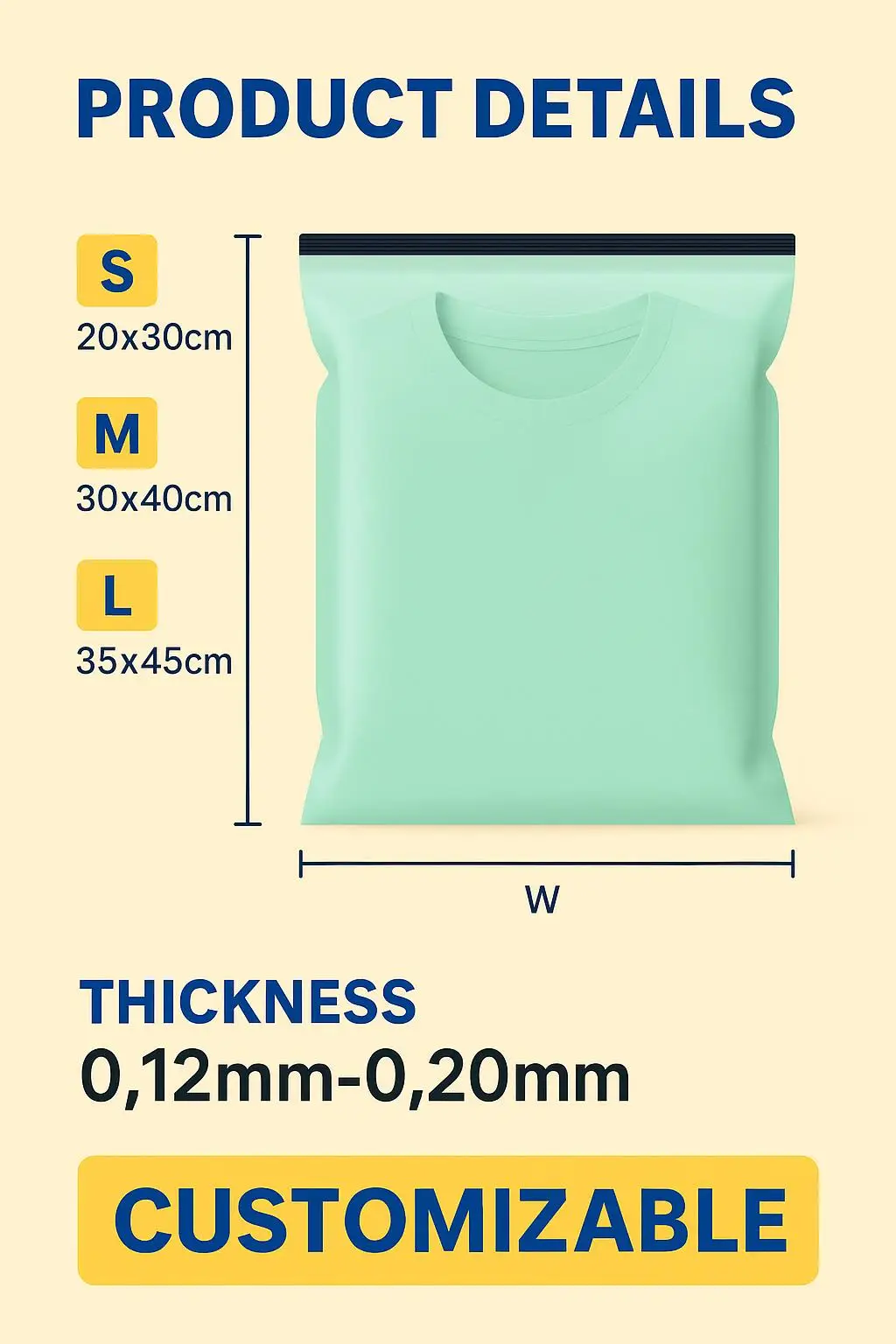Custom Printed Frosted Slider Ziplock Bag with Recyclable PE Material for Premium Boutique and Apparel Packaging - detail 8