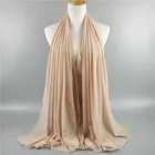Scarf Pattern Scarf Best Selling Solid Color Chiffon Shawl Wholesale Sexy Hijab Female Malaysian Scarf