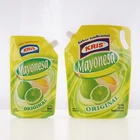 Food Grade Pouches Food Grade Reusable Liquid Stand Up Water Juice Sauce Laminating Pouches With Spout