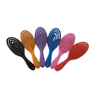 Purple Oval Proper Price Top Quality Orange Pink Black Purple Blue Oval Square Hollow Massage Comb