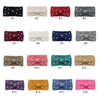 Hair 2021 New Autumn And Winter Handmade Pearl Wool Knitted Headband Hair Accessories