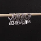 Earrings Luxury Classical Jewelry Zircon 26 Alphabet Drop Letter Pendant Earrings For Women Girl Gift