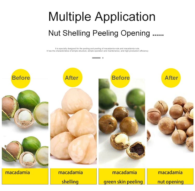 Factory Price Hawaii Macadamia Cutting Machine Semi-Automatic Macadamia Nut Cracker supplier
