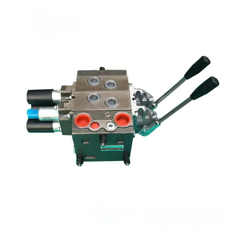 Electrically controlled hydraulic valve  5spools  directional valves   flow  45L/MIN