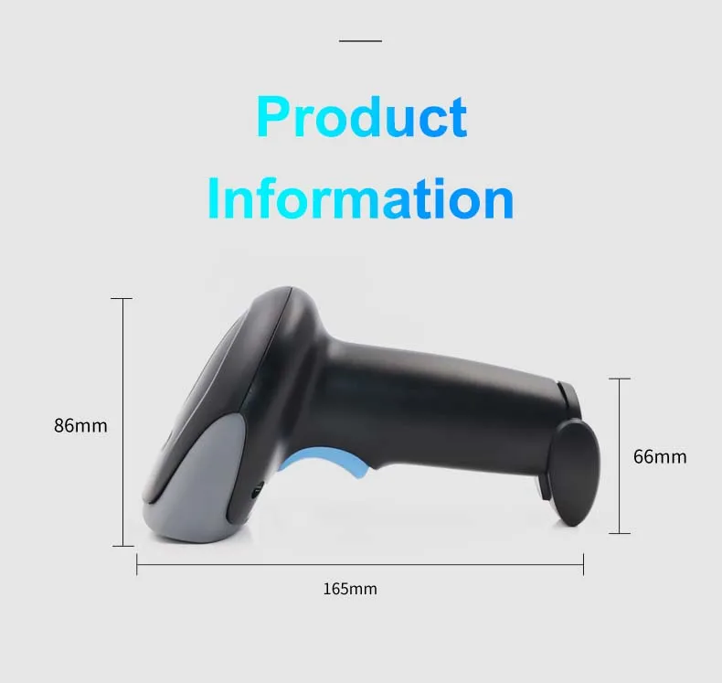 Barcode Scanner Mobile Barcode QR Code Wireless Reader Wired 1D 2D Black Usb A4 OEM Manos Libres Bluetooth Stock Phone Now Price