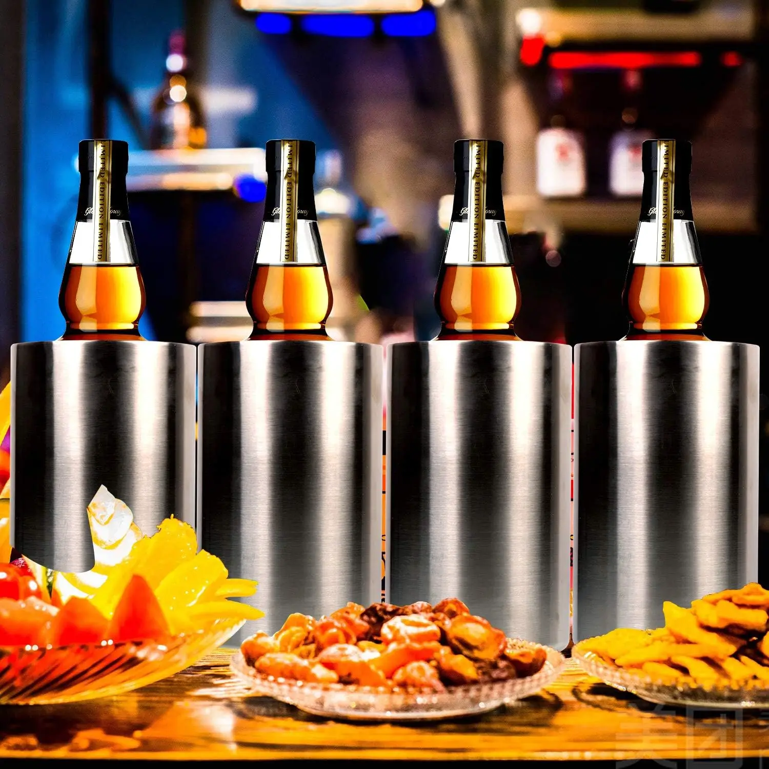 Wedding Beer Bottle Cooler, 1.2L, Portable, Wall, Stainless - detail 10
