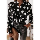 Blouse High Quality Lady Closure Blouse Soft Fit Slim Spandex Women Blouse
