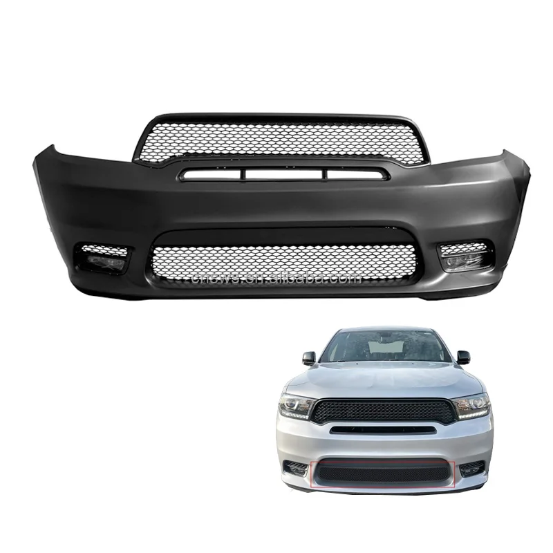 product car accessories body kit  front bumper set front grill car bumpers front assembly parts for dodge durango srt 2015-35