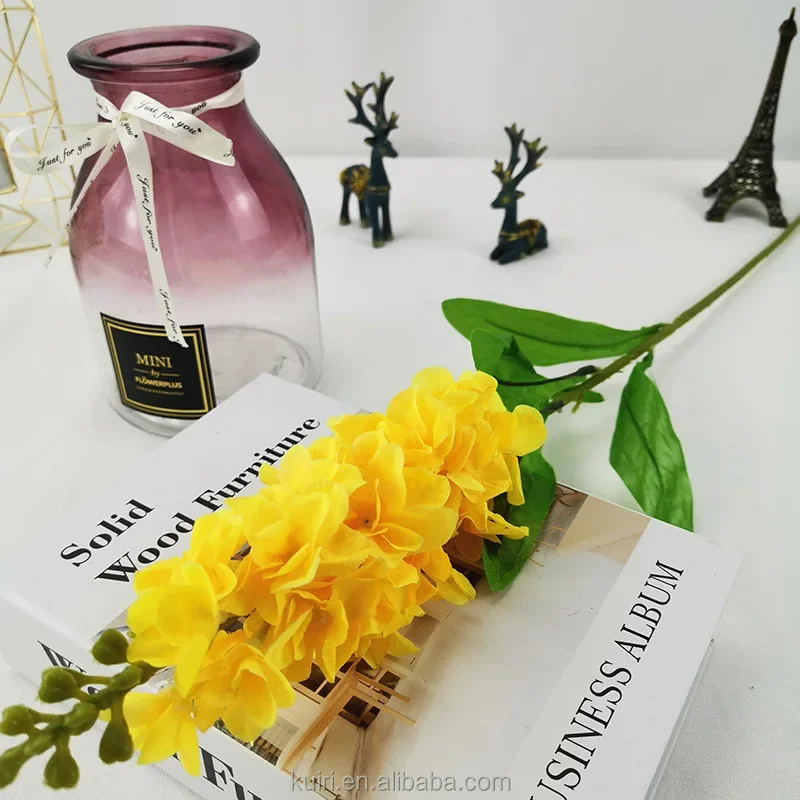 80cm Single Branch Hyacinth High Branch Violet Large Gladiolus