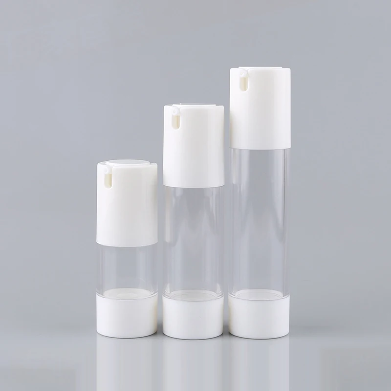 15ml 30ml 50ml plastic airless bottle for cream