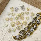 Nail Pearl Art Decoration Nail Heart Shape Pearl Zircon Trinkets For Nail Art Decoration ND481