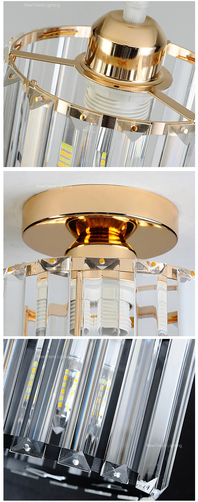 pd8009 modern circle crystal chandelier linear e12 island pendant for dining room-3