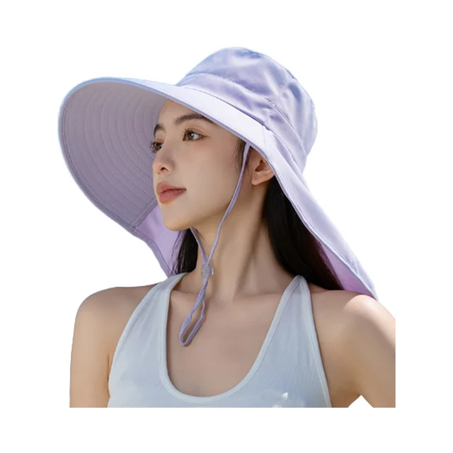 UV Protection Polyester Design Outdoor Activities Beach Garden Summer Cap  Breathable Unisex Adjustable Fisherman Hat