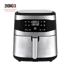 8l 1800w Healthy Oil Free Cooking English Display For Healthy Low Fat Cooking Air Fryer