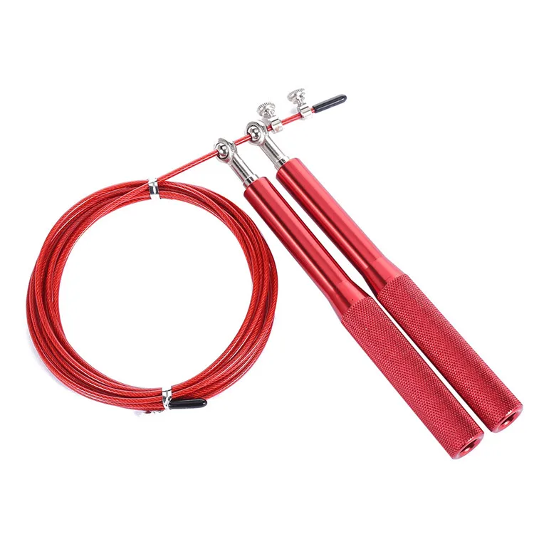 Popular Fast Speed Jump Rope Aluminum Handle Steel Wire Skipping