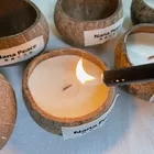 Candles LIGHTING LOVER Hot Selling Coconut Shell Bowl Scented Candles