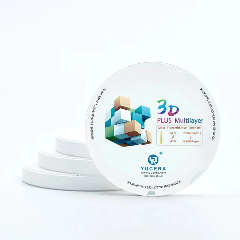 Dental Consumable Dental Zirconia Block Price 3d Plus Zirconia Dental Block Ceramic for Cad Cam