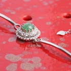 Bracelet Designer Bracelet Longquan Celadon Custom Chinese Handmade Make Fashion Retro Simple Style Women Silver Bracelet