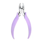 Nippers Nail Nipper Nippers German Black Professional Machine Grinding Steel Cuticle Nail Nipper