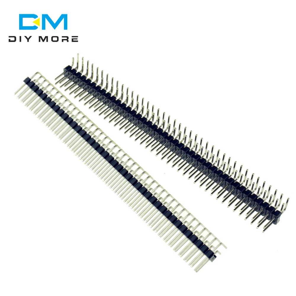 5Pcs 2.54mm 2* 40 Pin Female Double Row Pin Header Strip New GOOD QUALITY 