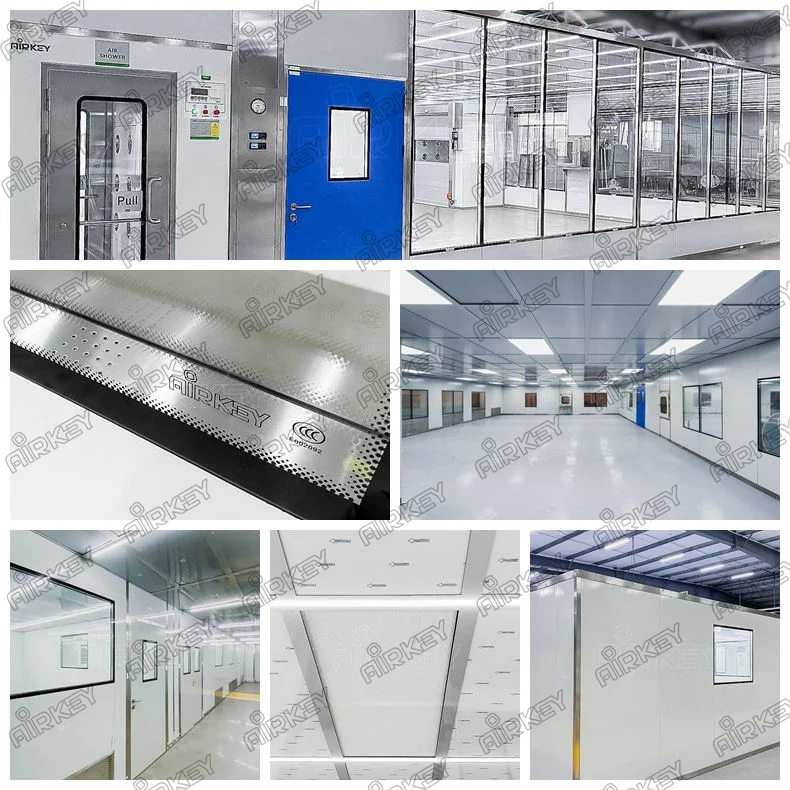 Hvac System Modular Cleanroom Equipped With Dust Free Ffu Laminar