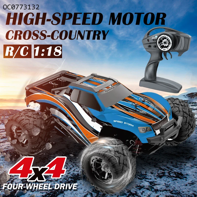 Cool 1:18 scale racing 4wd high speed rc remote control car toys for kids