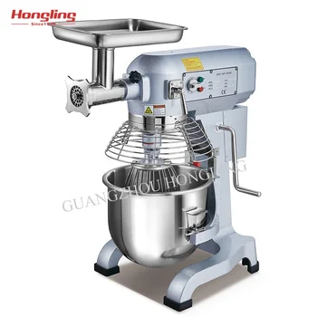 Good Quality 20 Liter Bakery Planetary Cake Mixer Machine with Meat Grinder