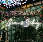 Name Drop Shipping Hot Beautiful Romantic Name Custom Led Neon Light Sign For Wedding Decoration