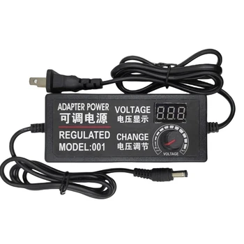 US Certified 3-36V2A Power Supply with Adjustable Voltage Display - 72W Ideal for Motor & Engine Applications - Hot Selling Item