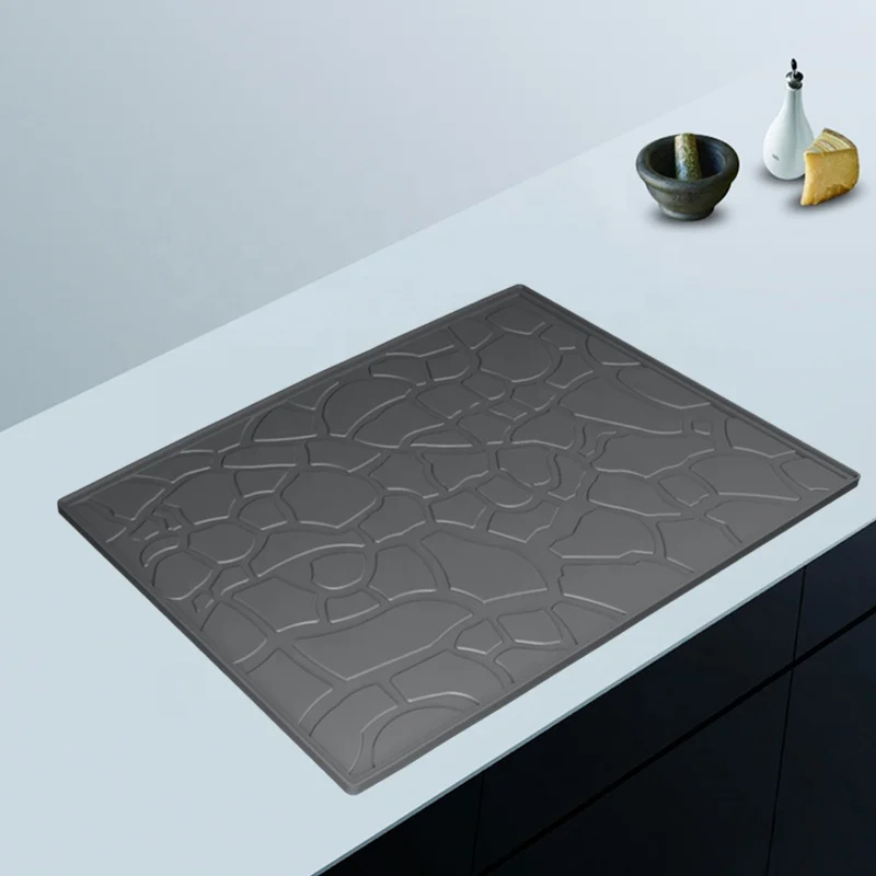 Hot Sale Silicon Under the Sink Silicone Mat Waterproof Cabinet Protection Mat Anti-slip Kitchen Sink Mat