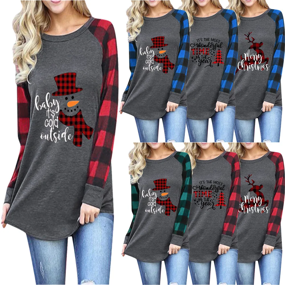 Women Raglan Sleeve T-shirt Merry 