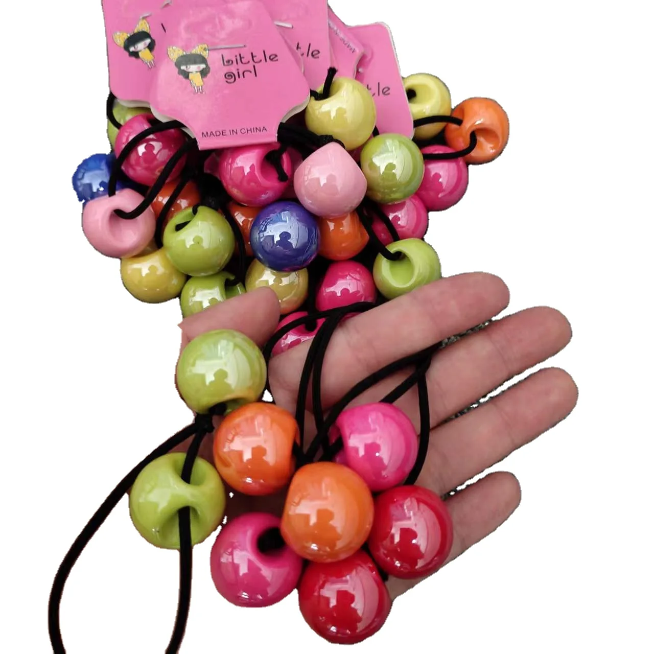 Mysure 20mm Large Hair Bobbles With Balls Ponytail Tie Kids Hair Twisting  Accessories Ball Girls Knocker Balls For Hair - Buy Kids Hair Ball,Knocker  Balls For Hair,Hair Bobbles With Balls Product on