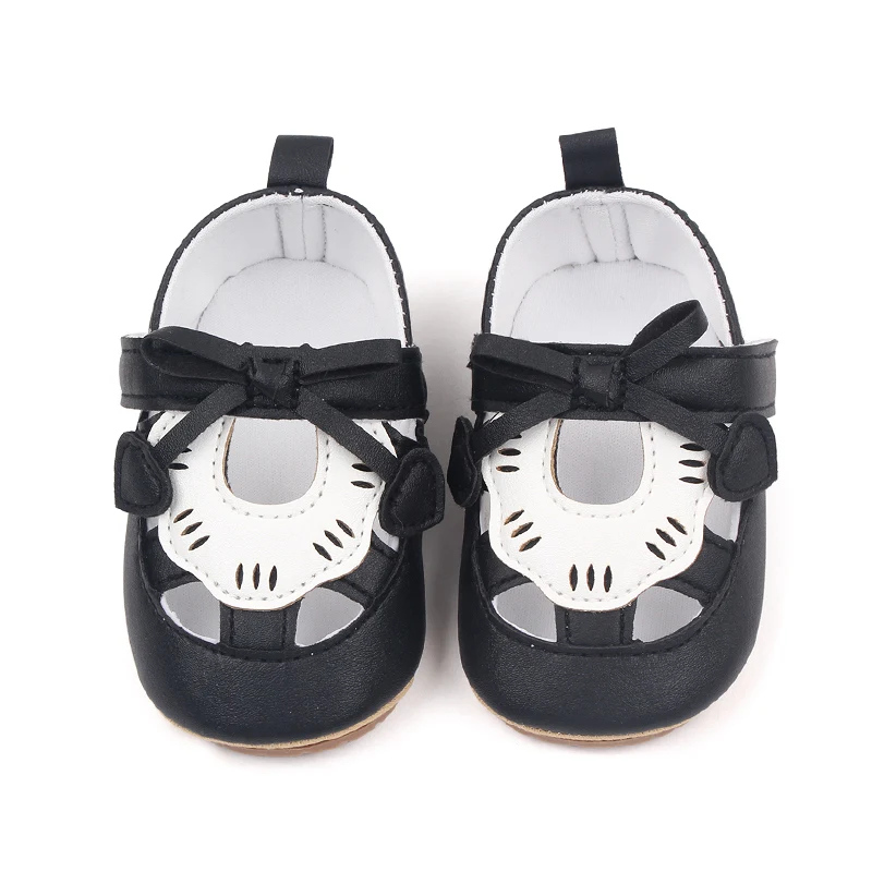 Hollowed-out Bow love Toe Toddler Shoes Summer Baby Shoes Casual Sandals for Girls manufacture